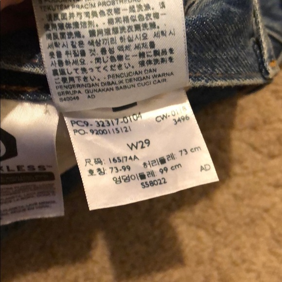 501 Levi cut off shorts - Picture 3 of 3